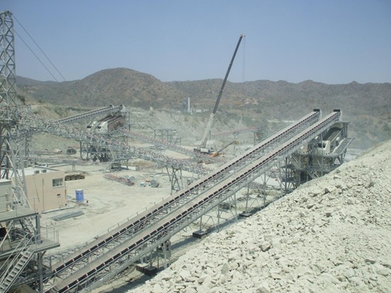 Basalt quarry in the Limassol area
