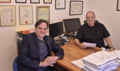 With Attorney León Amiras, President of the Israel-Cyprus Chamber of Commerce